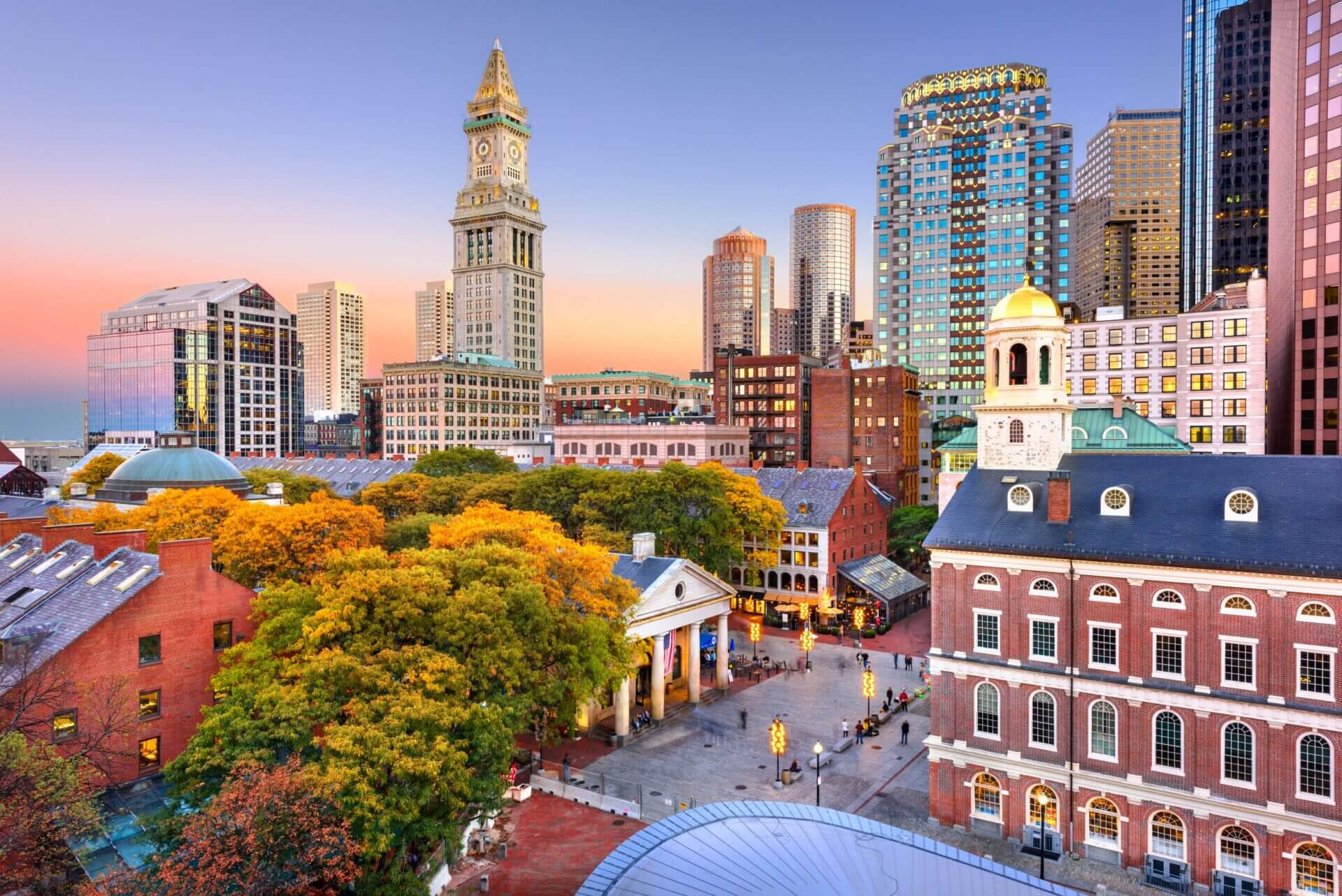 Skyline picture of Boston, MA