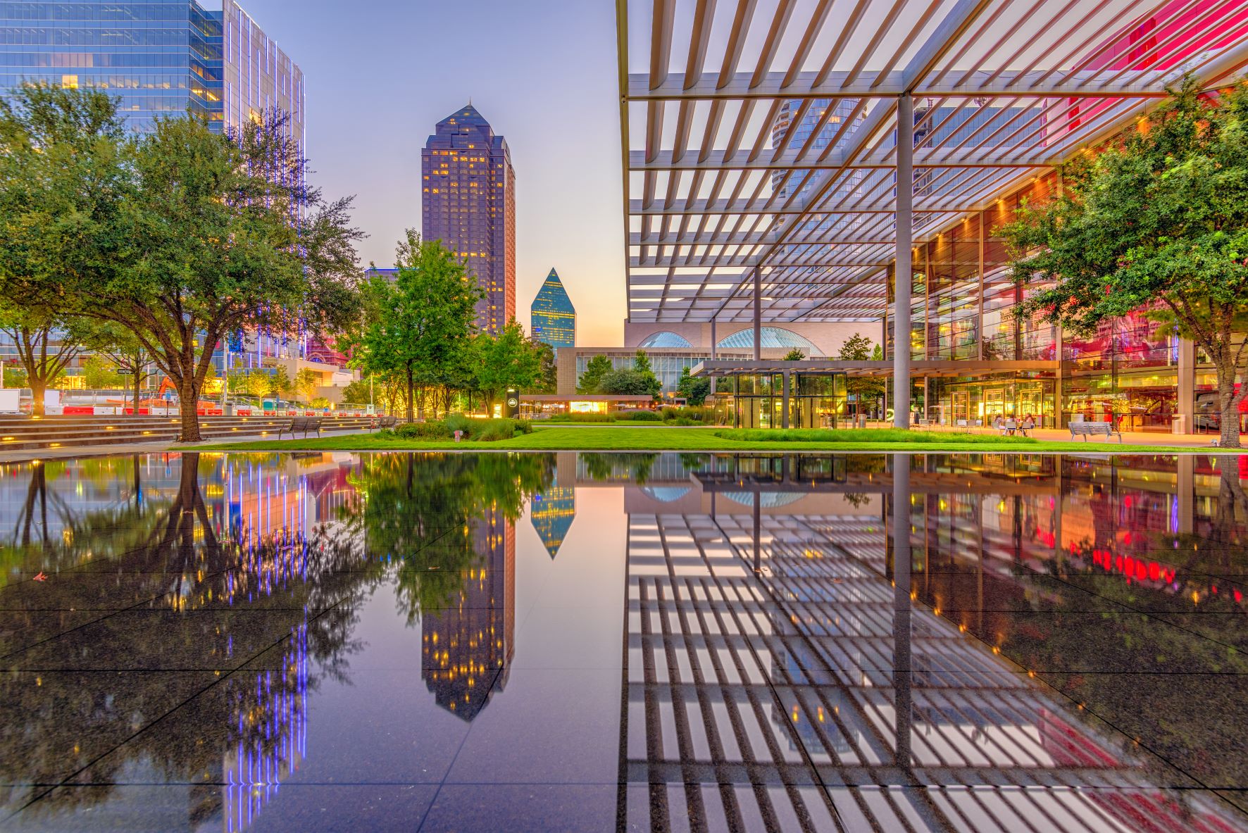 City view of Dallas Texas.