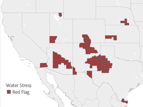 Chart: Where Water Stress Will Be Highest by 2040